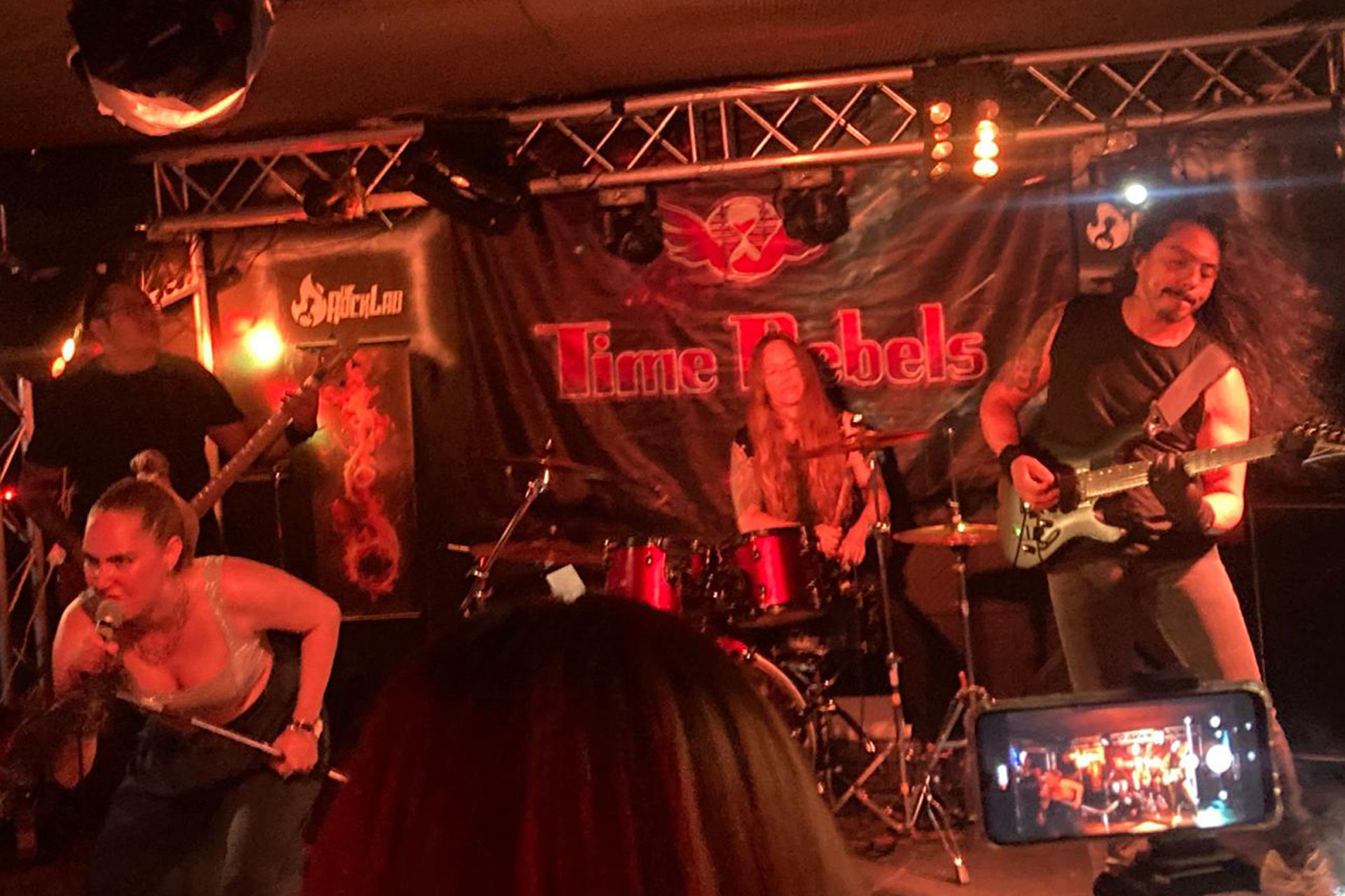 Time Rebels en directo en The Rocklab, Coslada